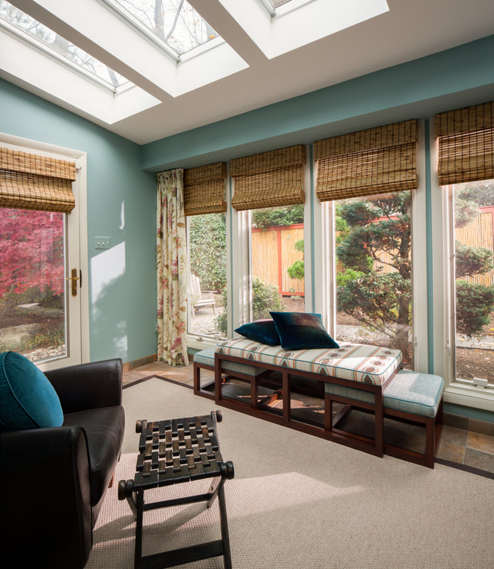 Sunroom design, window treatments & furniture - Arlington, VA