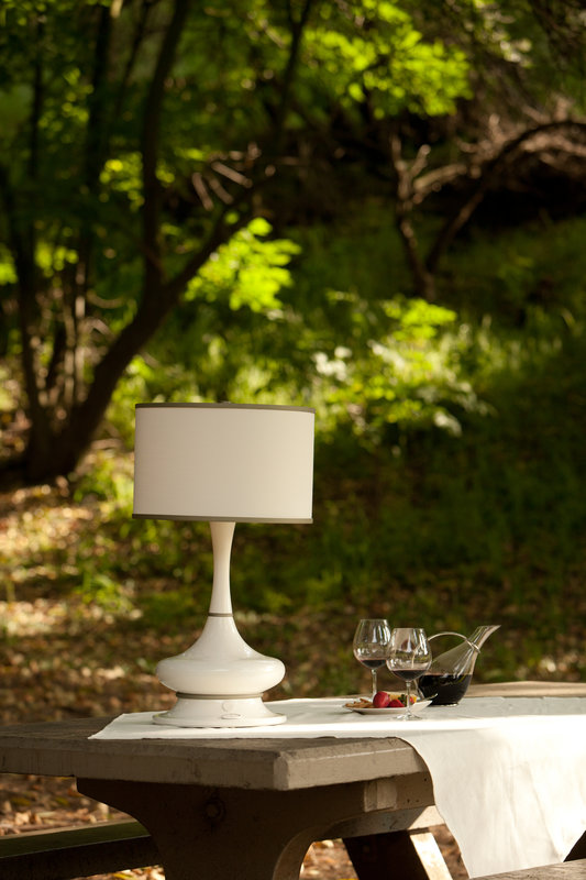 Persia table lamp from Live. Anywhere. in picnic setting