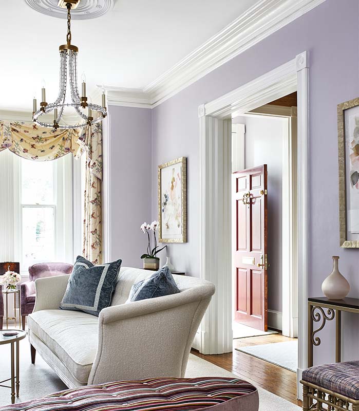 Feminine, Sophisticated Row House | A. Houck Designs