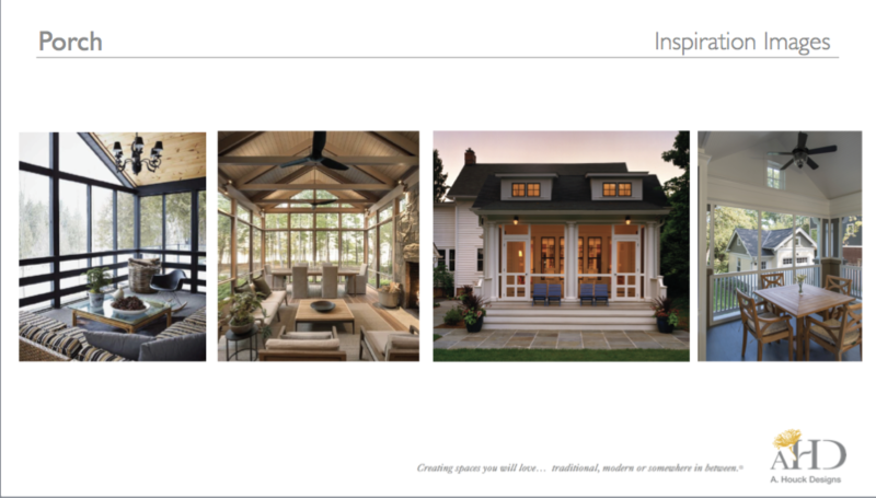 Porch addition inspiration images