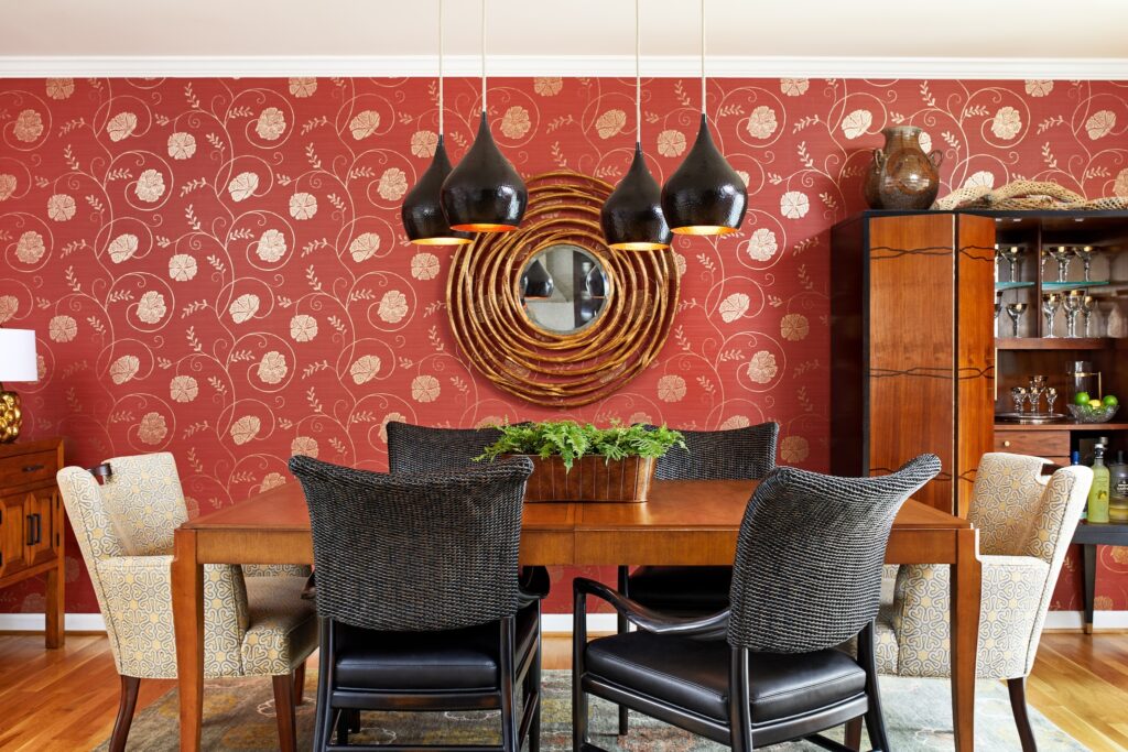Eclectic dining room