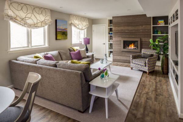 Lower Level Family Room.