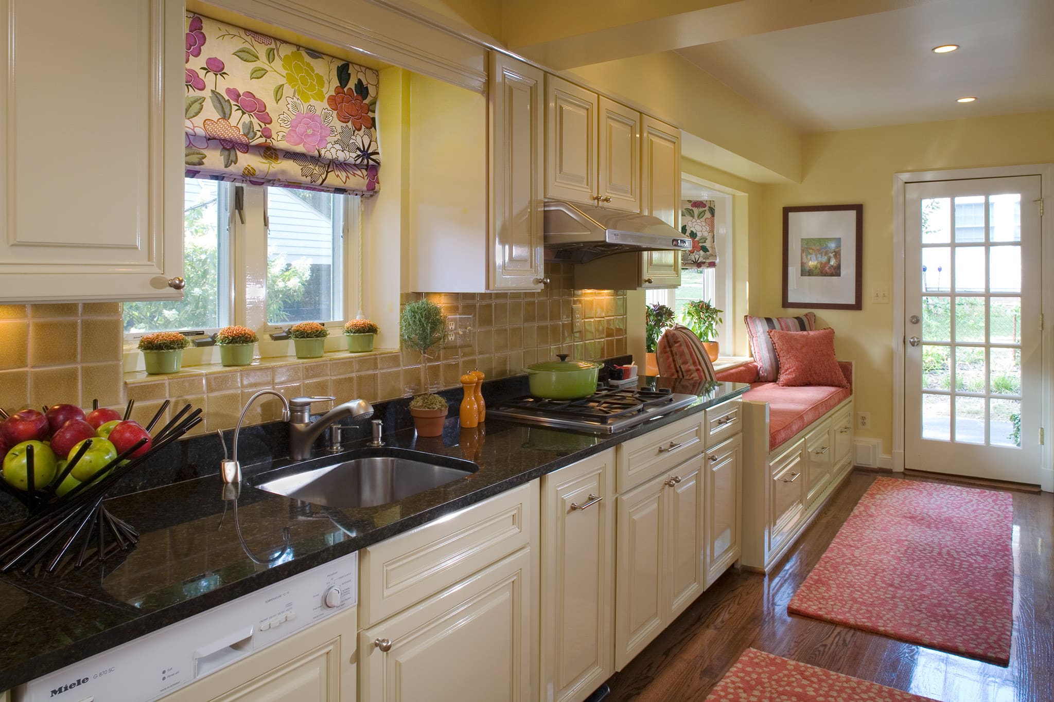Fresh and functional kitchen by A. Houck Designs.